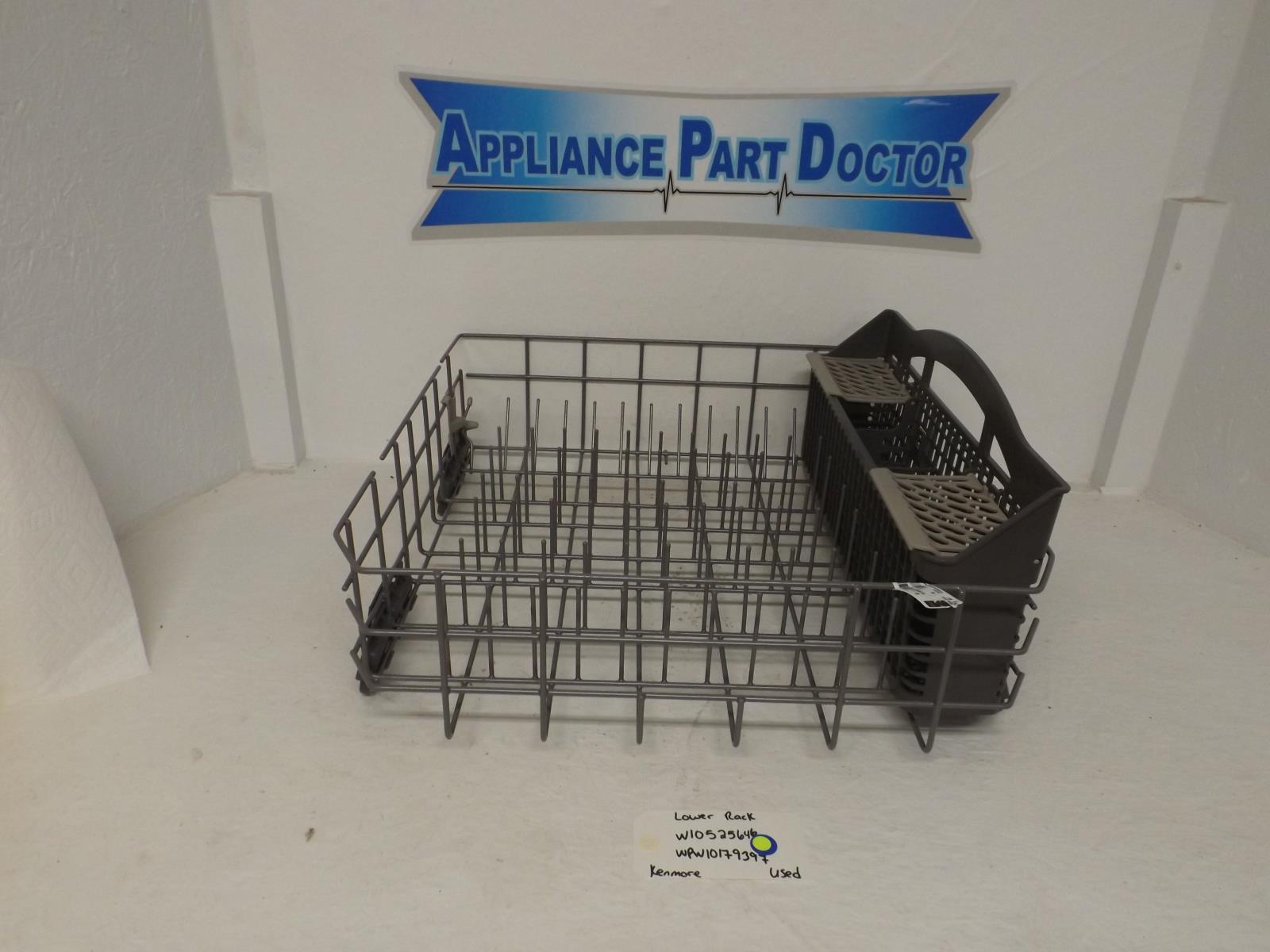 Kenmore Dishwasher W10525646 WPW10179397 Lower Rack Used Kenmore Dishwasher W10525646 WPW10179397 Lower Rack Used